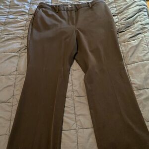 Black Talbots Barely Boot Dress Pants, 18W, EUC, hemmed for shorties. :)